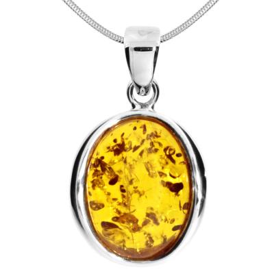 Kette mit Anhänger OSTSEE-SCHMUCK "Ostsee-Schmuck Kette mit Anhänger Wasa Kette mit Anhänger Wasa" Gr. 45, silber, Halsketten, Damen, 45cm, Silber 925 (Sterlingsilber), L: 42