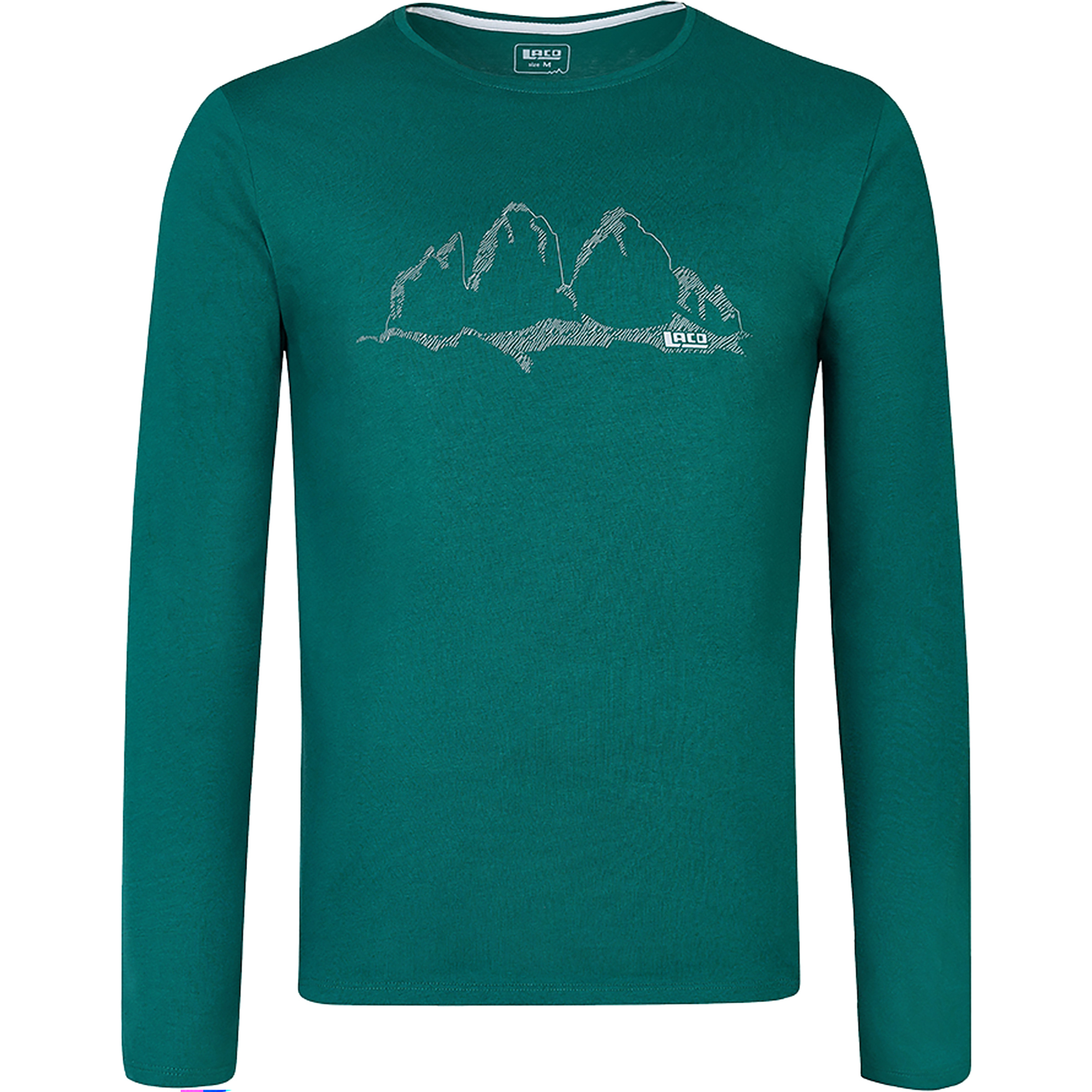 LACD Bellavista Herren Longsleeves tuerkis Größe S Sportklettern | Lifestyle Hautfreundlich