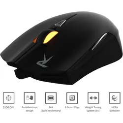 Gamdias Ourea Optical Mouse (2500 DPI)