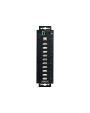 StarTech.com 10-Port Industrial USB 2.0 Hub Metal PORT HUB 10-PORT (USB210AIND-USB-A-HUB)