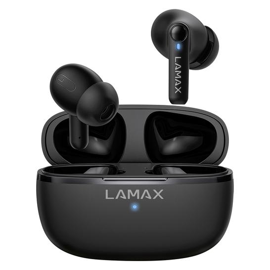 Lamax Clips1 Play Kopfhörer Kabellos im Ohr Anrufe/Musik USB Typ-C Bluetooth Schwarz (35 h, Kabellos) (LXIHMCPS1PNBA)