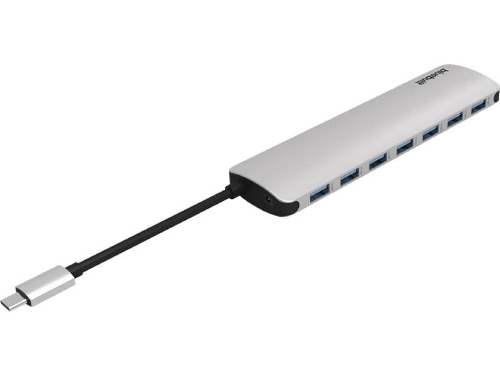 BlueBuilt 7-Poorts USB-C / USB-A 3.0 Hub