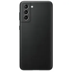 Samsung Leather Cover für Galaxy S21+ schwarz