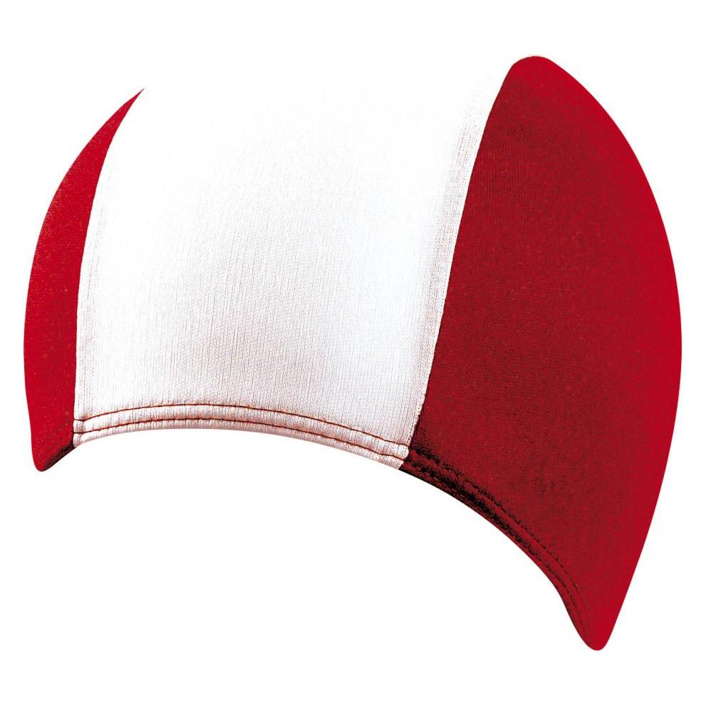 Beco Beermann GmbH & Co. KG Herren Schwimmhauben, Lange Form Kappe, rot/Weiss, One Size (0/007723/51)