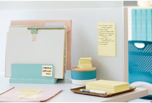 Post-It Super Sticky Cube   76x76 Mm   Gul