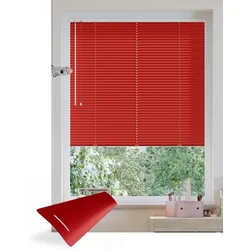 Alujalousie nach Maß, Rot 475, 100 x 100 cm, Jalousie individuell maßangefertigt