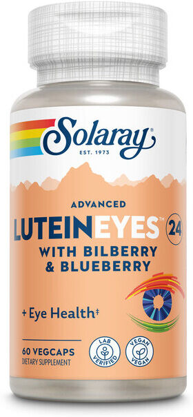 Solaray Lutein Eyes 24 Advanced 24 mg 60 Capsules