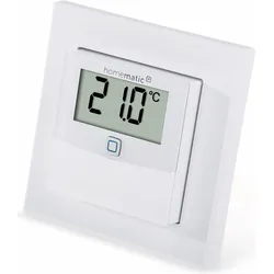 Homematic IP Smart Home 150180A0, Temp. und Luftfeucht. Sensor mit Display, 4 Stück, Thermometer + Hygrometer