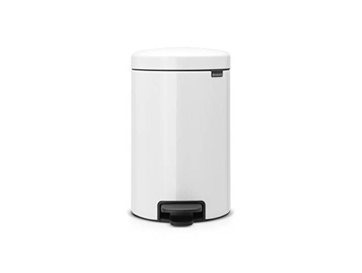 Brabantia NewIcon Prullenbak 12L - Metalen Binnenemmer - White