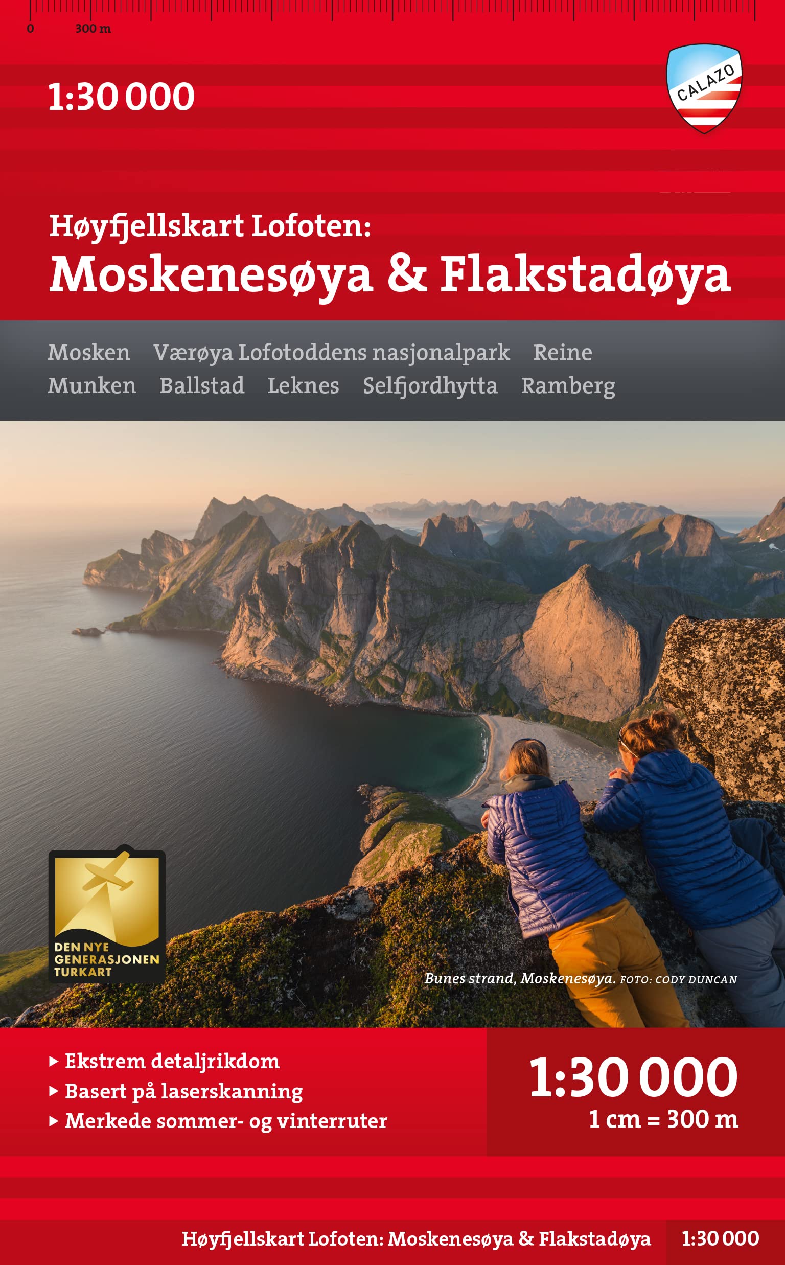 Lofoten: Moskenesoya & Flakstadoya - Hoyfjellskart (High alpine map) - Preis vom 09.10.2026 07:28:09 h