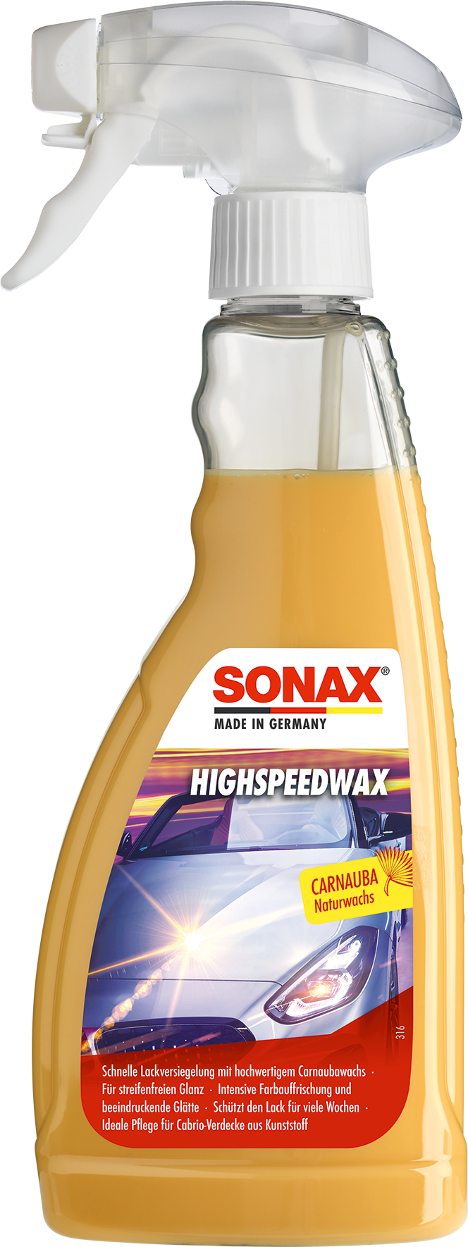 Sonax Lackversiegelung Highspeedwax [500 Ml] 02882000 0.5l