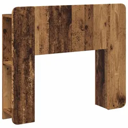 vidaXL Kopfteil Schrank mit Speicher Altholz Holzwerkstoff