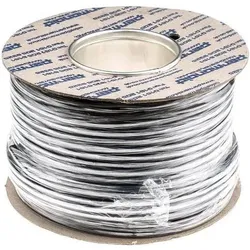 RS PRO Netzkabel PVC 3x0,75mm2 24x0,2 schwarz (50 m), Stromkabel, Schwarz
