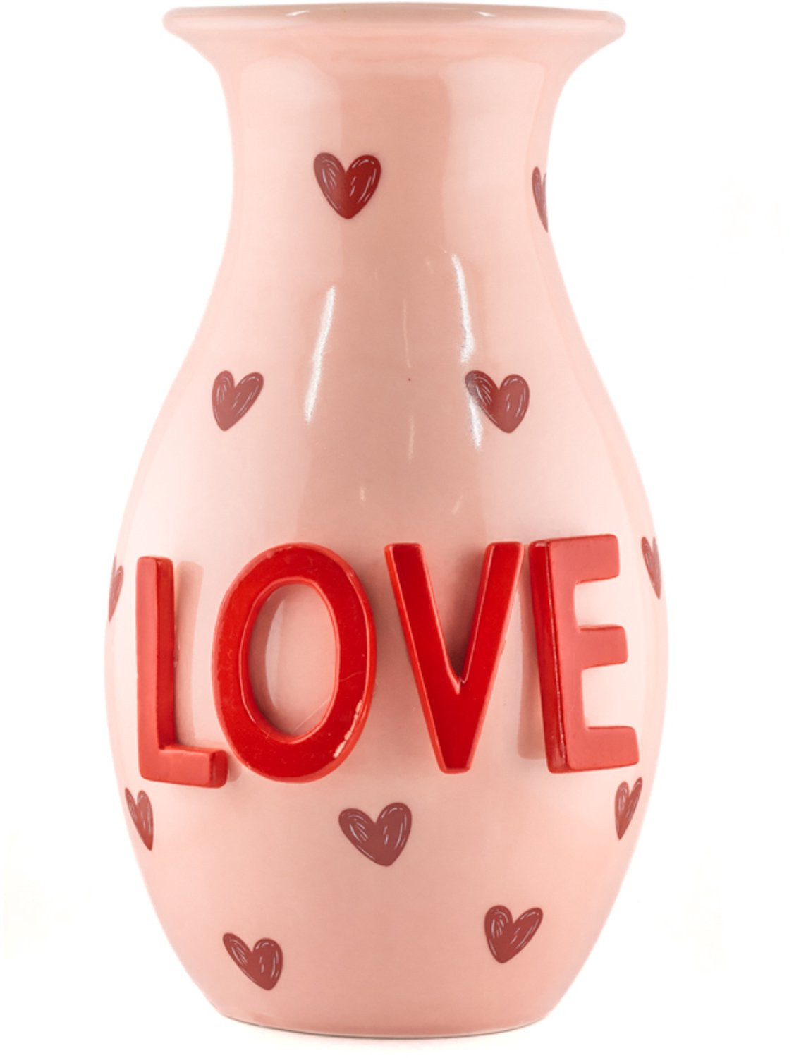 Aardewerk vaas LOVE L