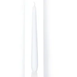 Spitzkerzen Weiß 300 x 25 mm, 6 Stück, Wiedemann Kerzen