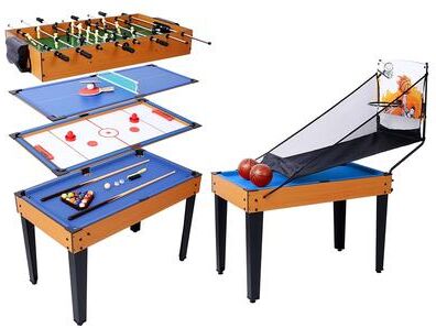 ORG9-GIP164156W465NB "5 in 1 Multi Game Table, Combo Game Table, Game Room, Friends & Family - 43""W"