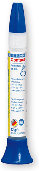 WEICON VA 110 Cyanacrylat-Klebstoff, Sekundenkleber für den Lebensmittel- und Trinkwasserbereich, 12 g (12052012)