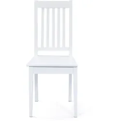 Ebuy24 Wright Esszimmerstuhl weiss. 2er Set