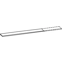 Artiqua Ablageboard breitenvariabel, Stahlgrau, 077-ABL-20-88 077-ABL-20-88