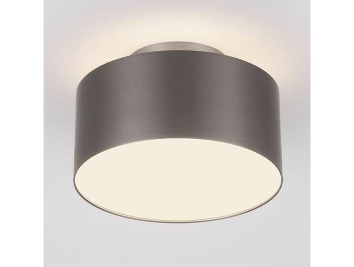 Plafonnier Ozen Ø 14cm Argenté/Argenté Matériau : Métal, Matière plastique Surface en métal : Laqué Type de matière synthétique : Verre