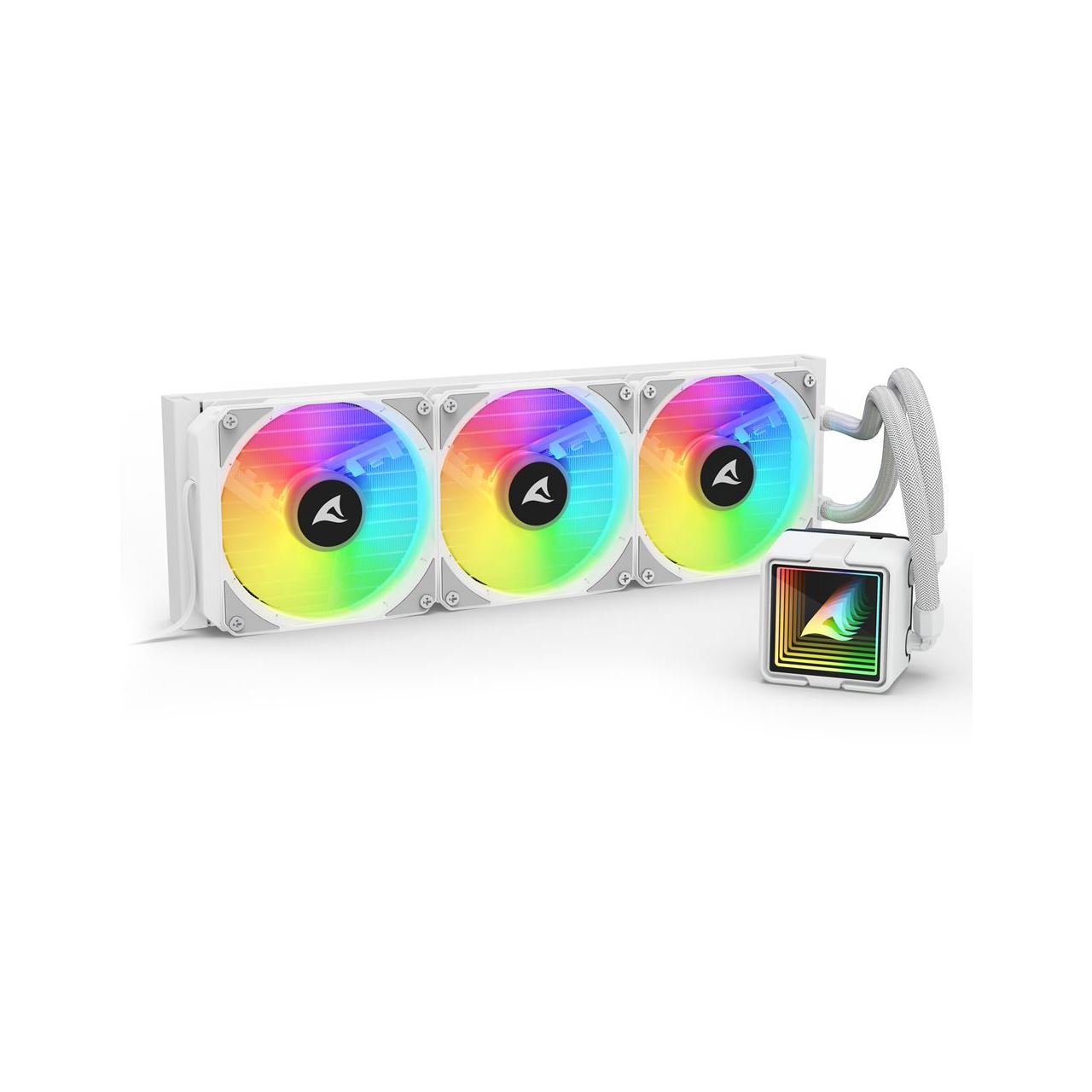 Sharkoon S100 ARGB weiß All-in-One