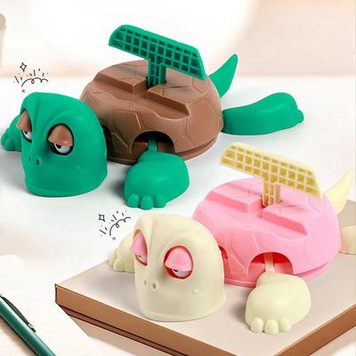 Quirky Turtle Phone Stand And Stress Reliever green 1pc