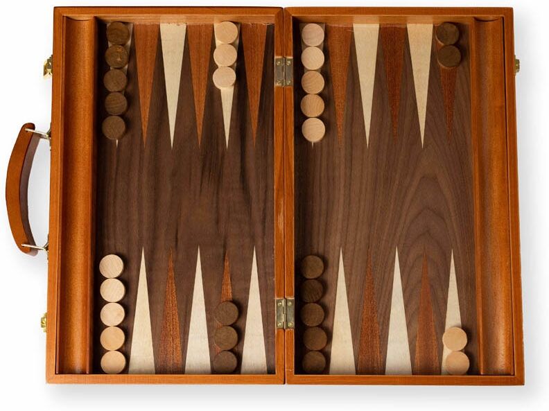 Aquamarine Games Backgammon signature.