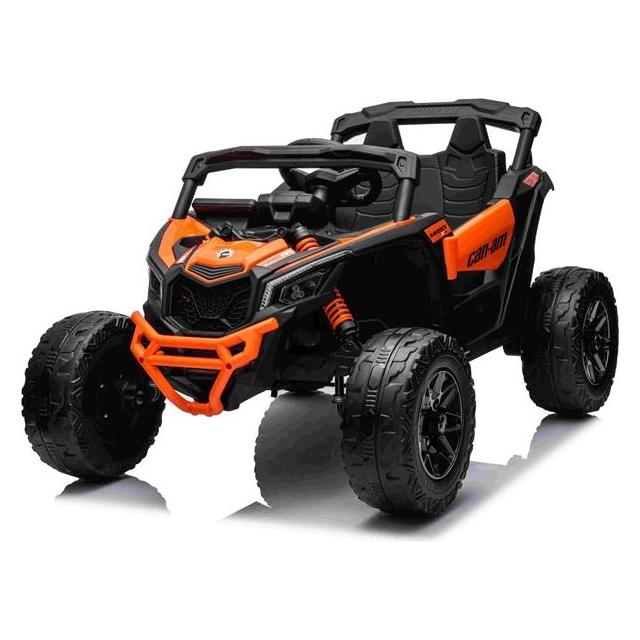 Children's electric car DK-CA003, black/orange (DK-CA003)