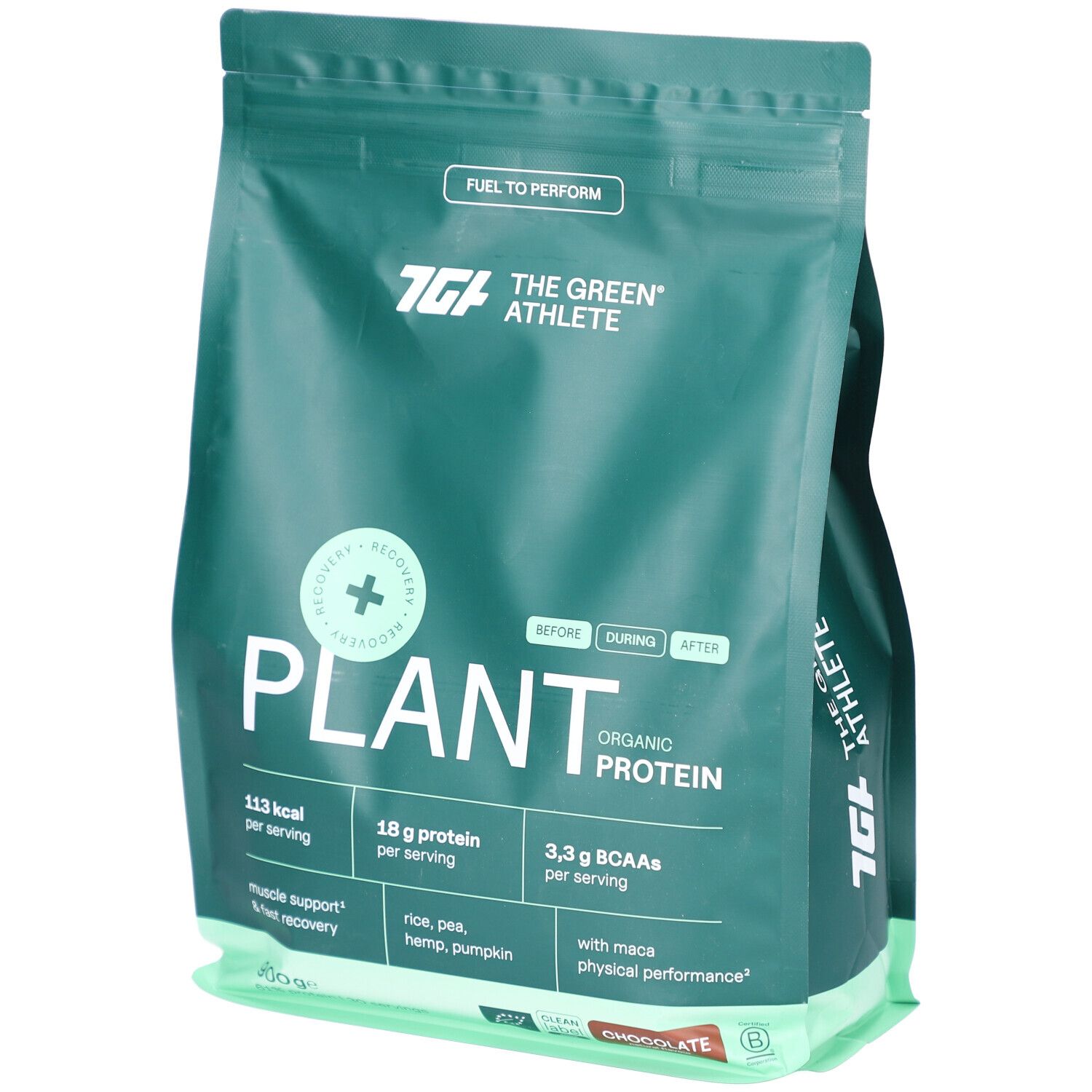 The Green Athlete Plant protein chocolate 900g 900 g Pulver