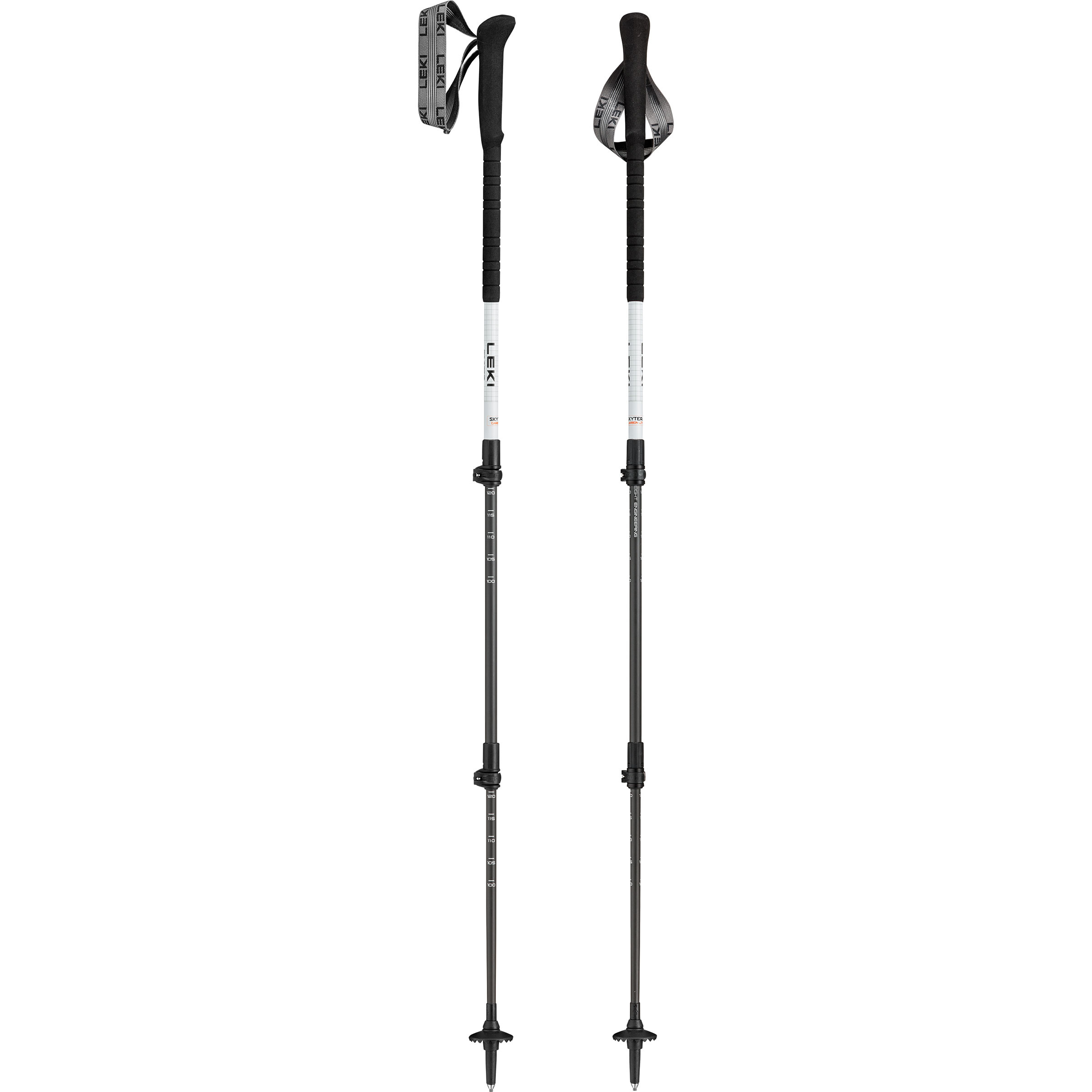 Leki Skytera Carbon Lite Wanderstöcke Wanderstöcke & Trekkingstöcke schwarz Größe 100-135cm Camping