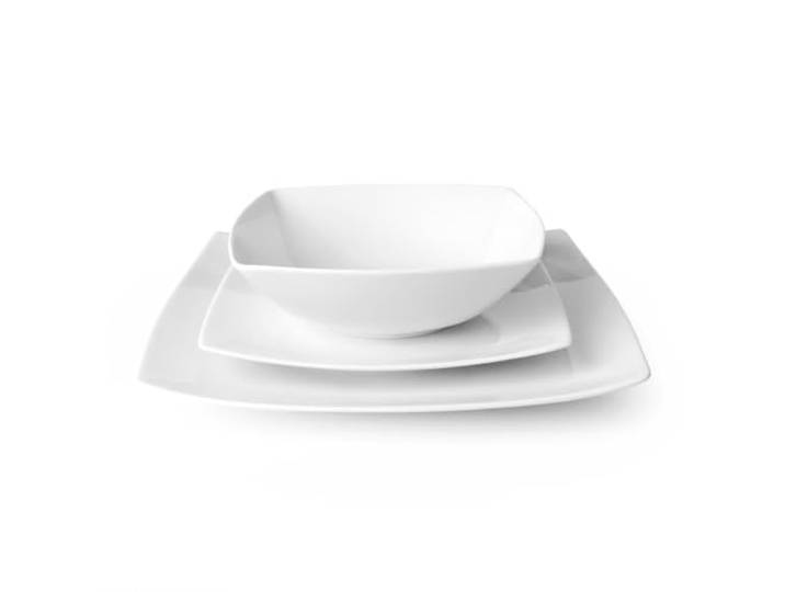 Médard de Noblat Kansai service 18 assiettes\, porcelaine\, blanche