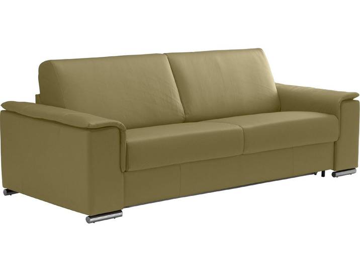 Egoitaliano 2,5-Sitzer Cecilia, modern & elegant, erstklassiger Sitzkomfort, Breite 234cm, mit verchromten Metallfüßen