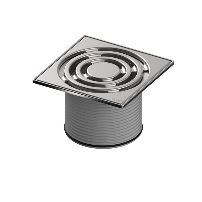 TECEdrainpoint S Rostrahmen 3660004 142x142mm, Edelstahl, mit Designrost
