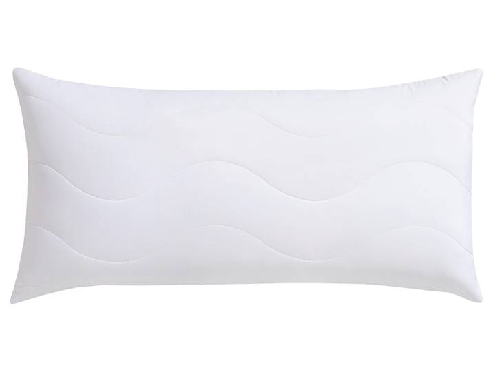 Nackenstützkissen JEKATEX Visko, Kissen ist Hausstauballergiker geeignet , weiss (weiß), B:40cm H:18cm L:80cm, Bezug: 100% Polyester, Kopfkissen, Nackenstützkissen, Kopfkissen 40x80 cm, Optimale Stützkraft für Kopf- & Nackenbereich