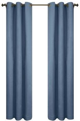 ThermaLogic Weathermate Insulated Cotton Grommet Curtain Panel - Pair