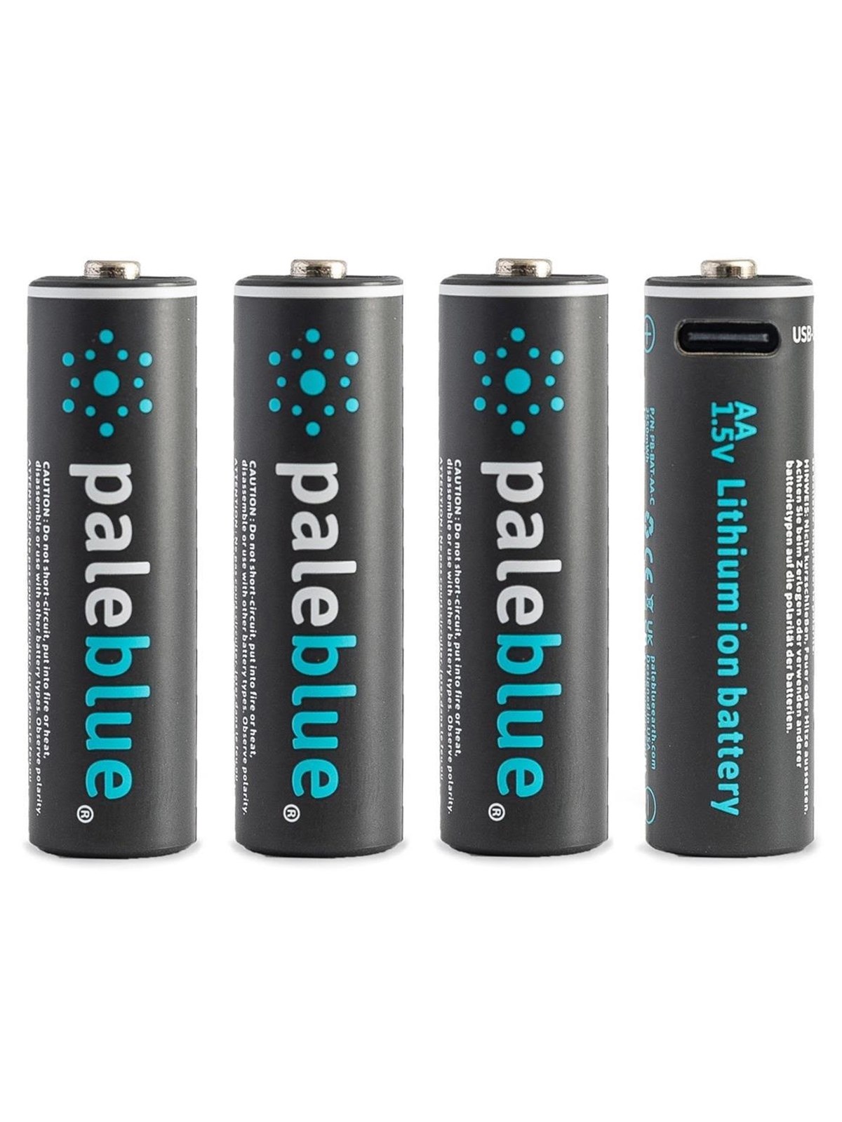 paleblue Pale Blue battery - USB-C rechargeable - 4 x AA type - Li-Ion