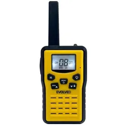 Evolveo, Sterilisator, FreeTalk 2W, PMR vysílačka s výkonem 0,5 a 2W, žlutočerná