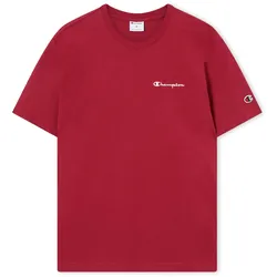 CHAMPION Icons Herren T-Shirt mit kleinem gesticktem Logo Rot - M