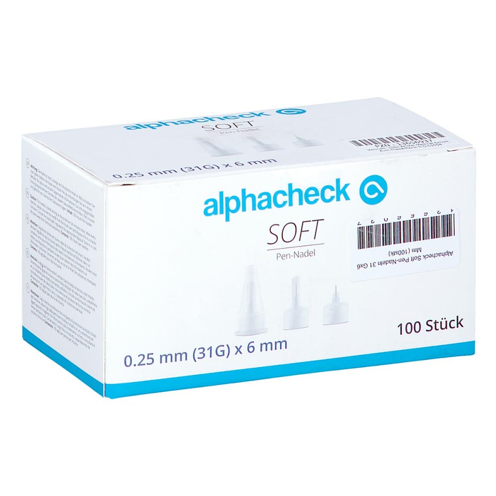 1001 Artikel Medical GmbH Alphacheck soft Pen-nadeln 31 Gx6 mm 13656937
