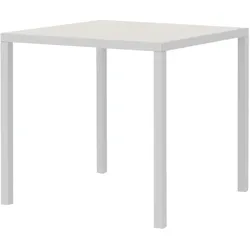 Terrassentisch Quatris 80x80x75 cm perlweiß BS