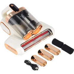 LifenaXX Kabelloser Milbenstaubsauger mit UV-C Licht & 10kPa Saugkraft, Akku Sauger, Staubsauger