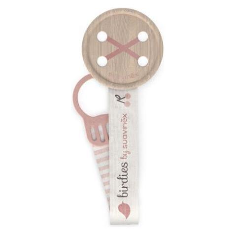 Suavinex Schnullerband Birdies rosa (SU309122)