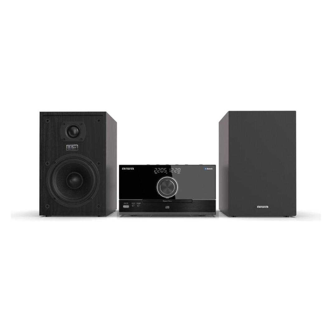 Aiwa MSBTU-600 mikrojärjestelmä, musta (Bluetooth, CD Player, 2x 50 W) (MSBTU-600)