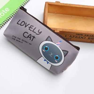 Combo Retail Shop Cat School Pencil Bag, Cute Silicone Waterproof Case, Girls Kids Gift, Office School Supplies, Stationery Organizer d