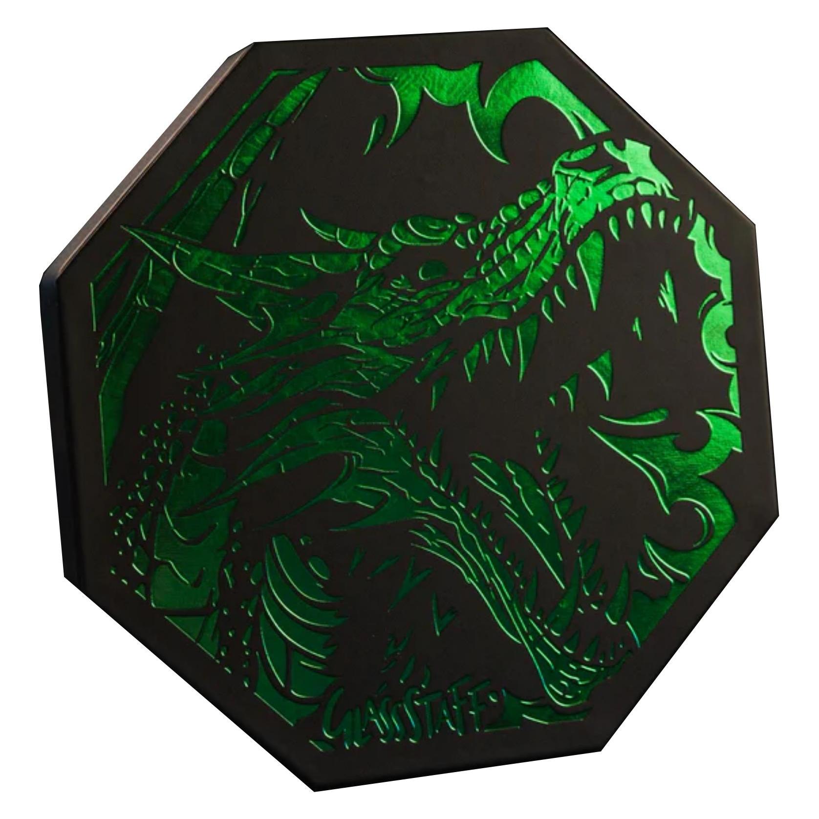 Glass Staff CritStones Arena Würfelteller Green Dragon (58298084)