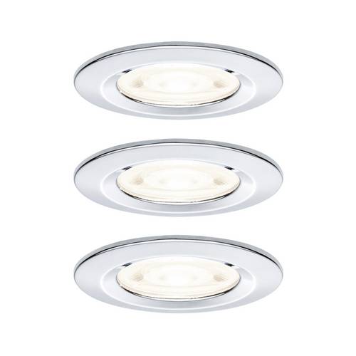 Paulmann 92310 Nova LED-Einbauleuchte GU10 4.9W Chrom
