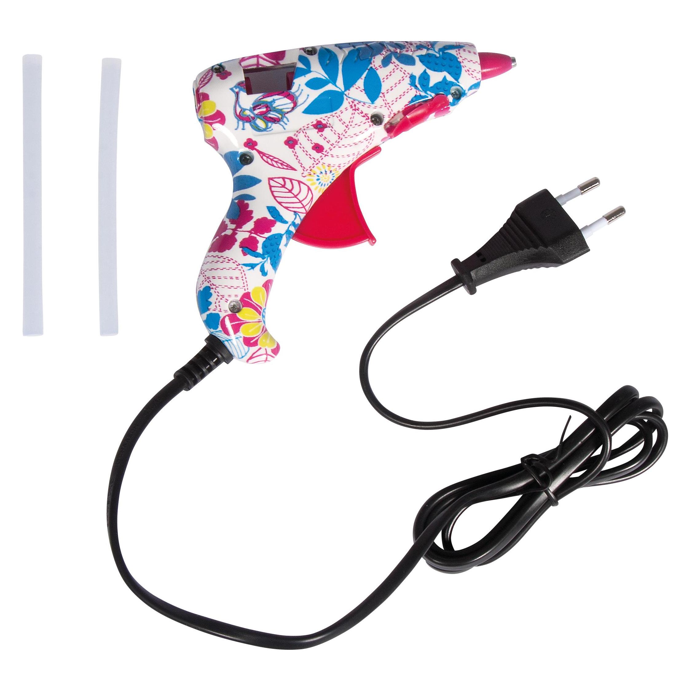 Rayher Mini-Heissklebepistole "Flower Power", mit Kabel (30215000)