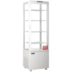 235 Liter Kühlvitrine - Weiß - Automatische Abtauung - Polar