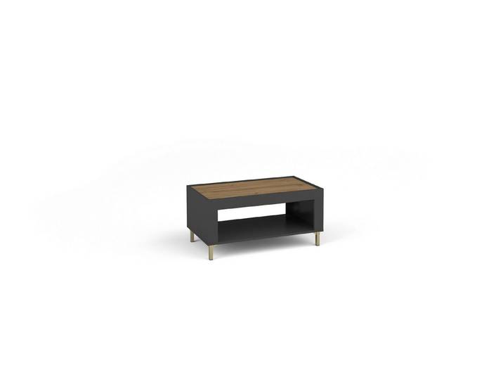Masseno Couchtisch ZELOS 96,9 cm Kaffeetisch Schwarz