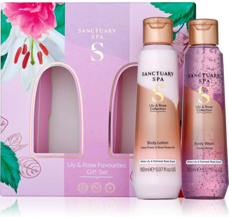 Sanctuary Spa Lily & Rose Favourites coffret cadeau corps